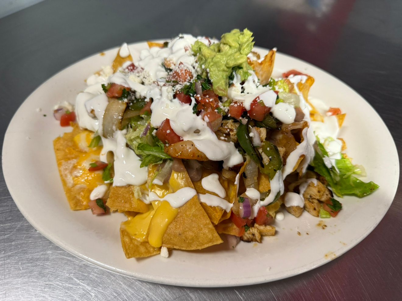 Nachos Mar y Tierra.