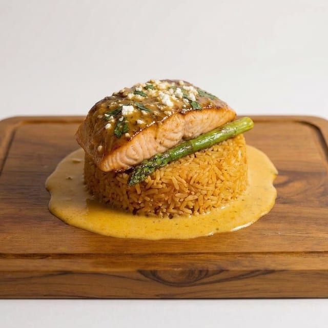Grilled Salmon.
