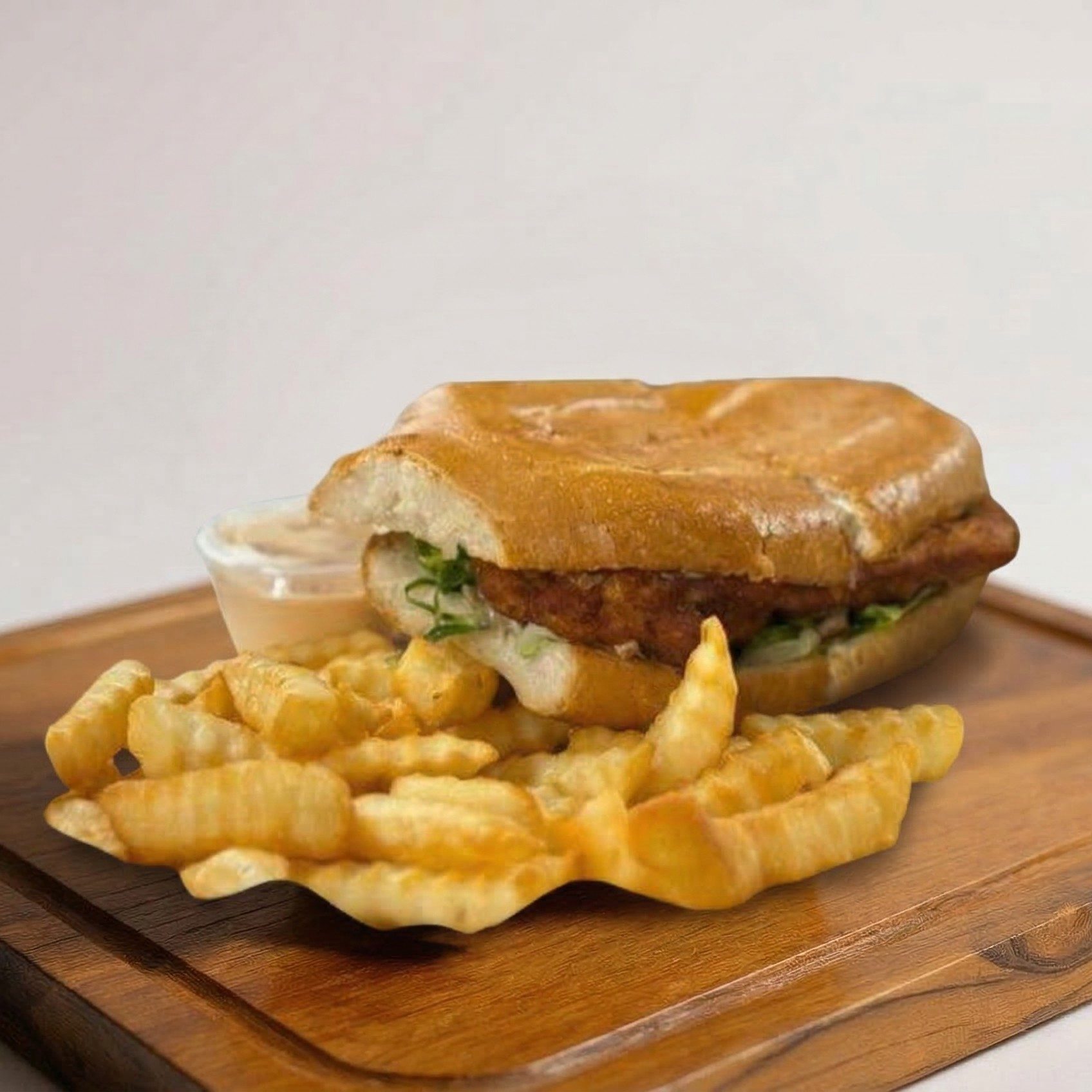 Torta Milanesa De Pollo / Breaded Chicken.